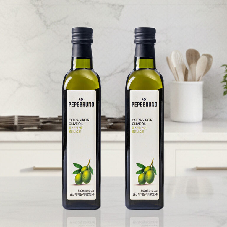페페브루노 엑스트라버진 올리브오일, 500ml, 2개