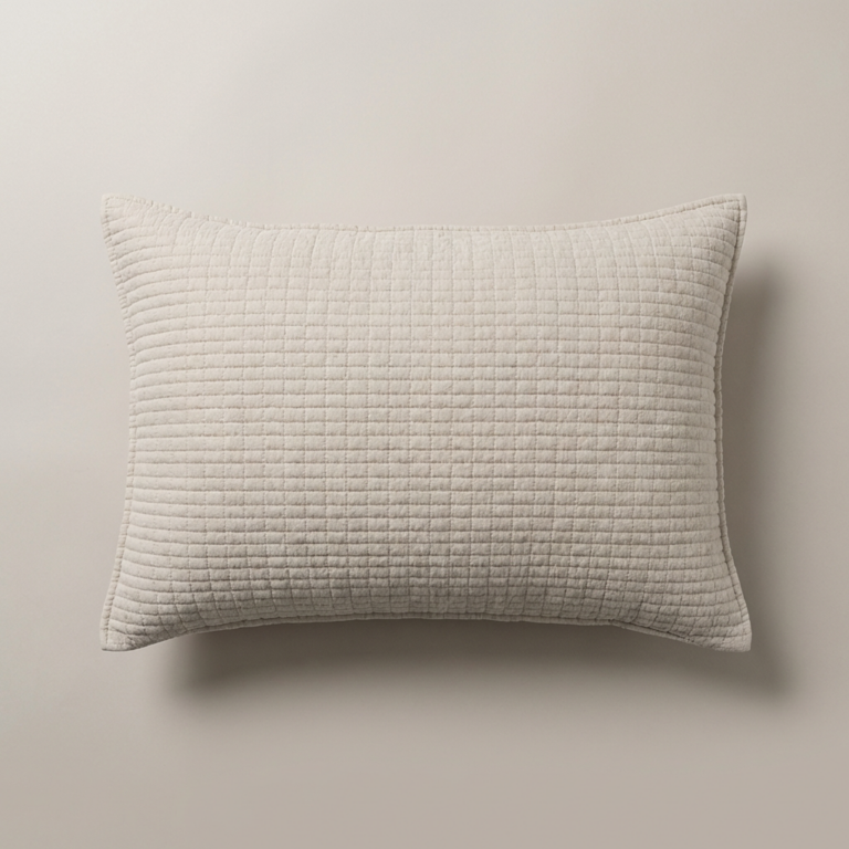 마더스홈 매일 빨아쓰는 피그먼트 순면 베개커버, 밴드형, 베이지, 40x60cm, 2개