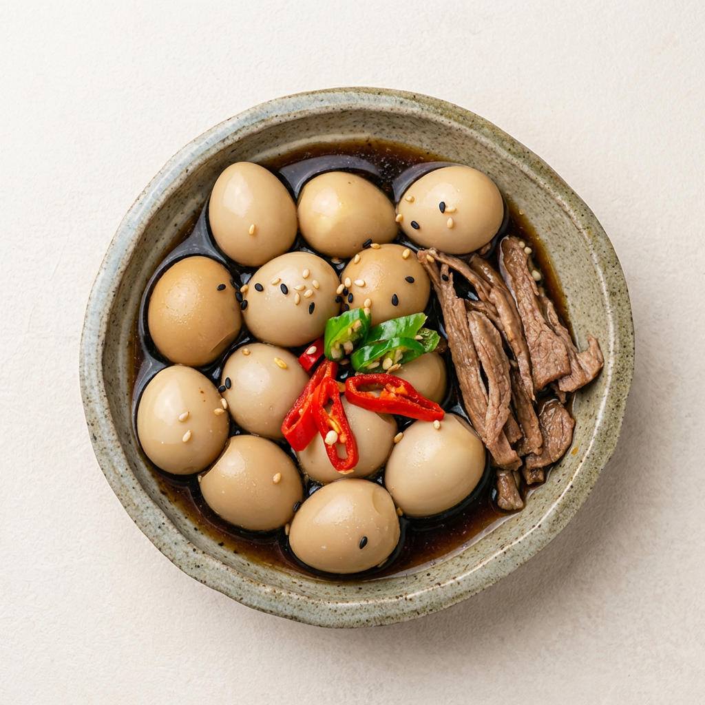 정원 메추리알 장조림, 1.7kg, 2개