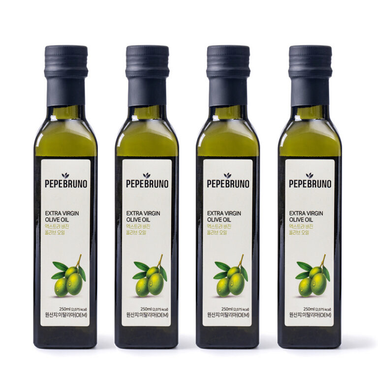 페페브루노 엑스트라버진 올리브오일, 250ml, 4개