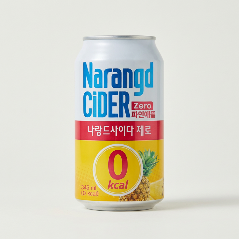 동아오츠카 나랑드사이다 제로, 파인애플, 345ml, 24개