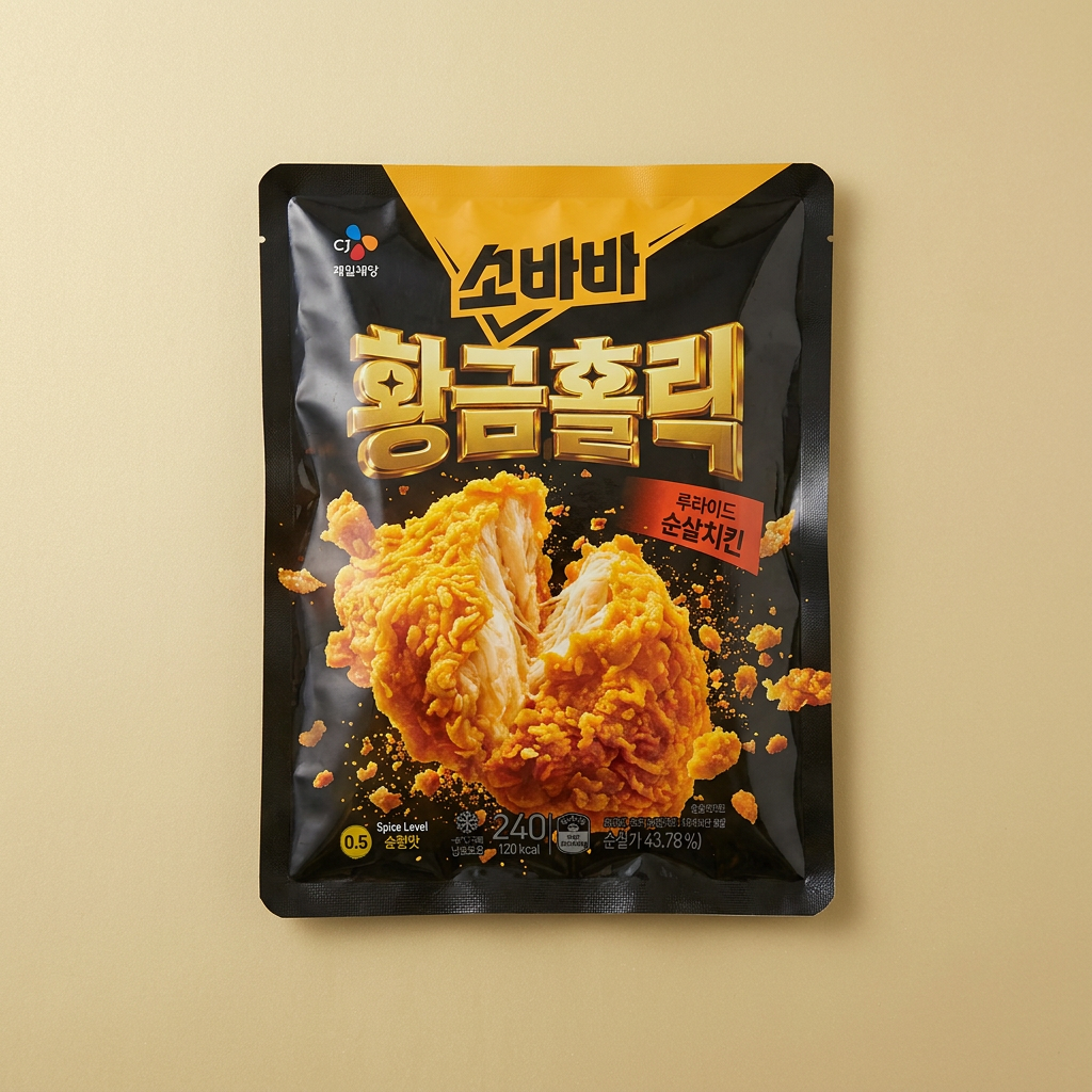 CJ제일제당 고메 소바바치킨 순살 5종, 소이허니 240g 1개 + 양념 240g 1개 + 마쏘킥 240g 1개 + 레드핫 240g 1개 + 황금홀릭 240g 1개, 1세트