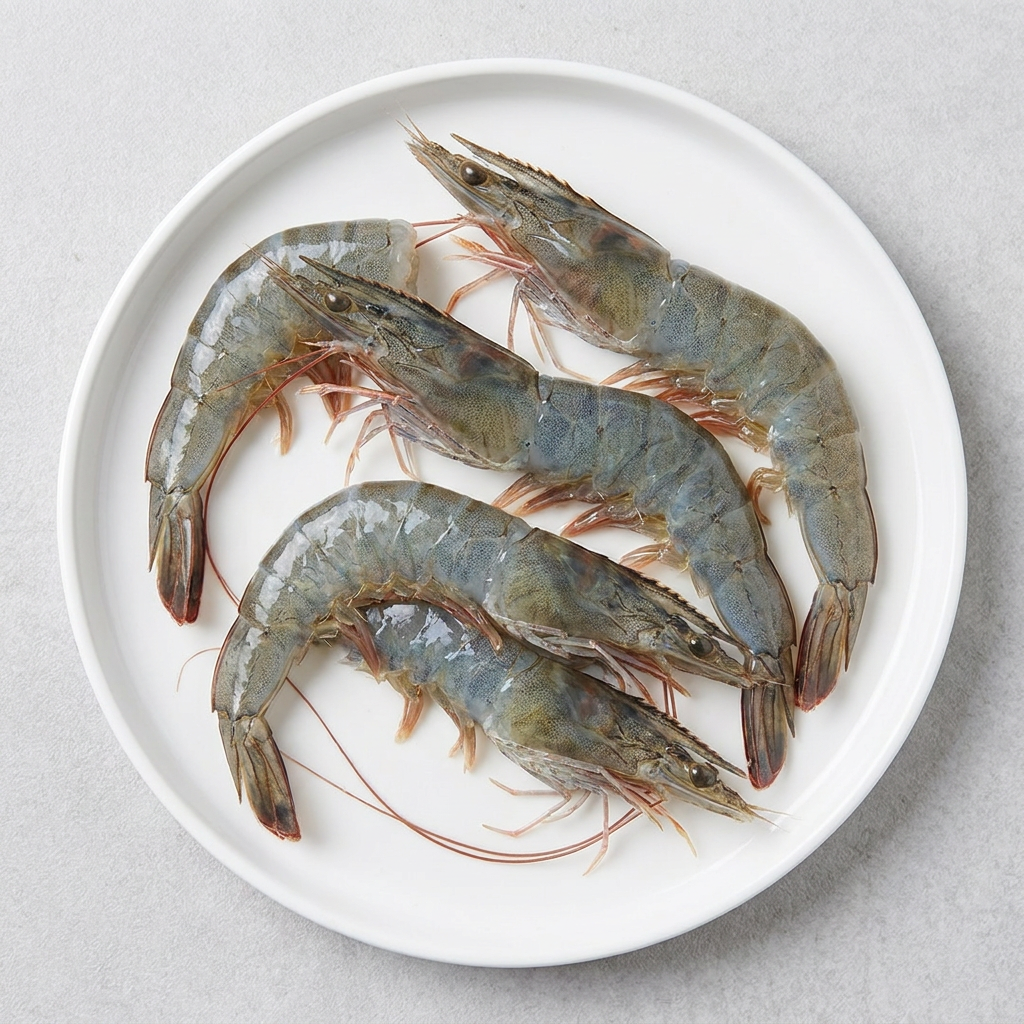 국내산 횟감 활 흰다리새우, 1kg, 1팩