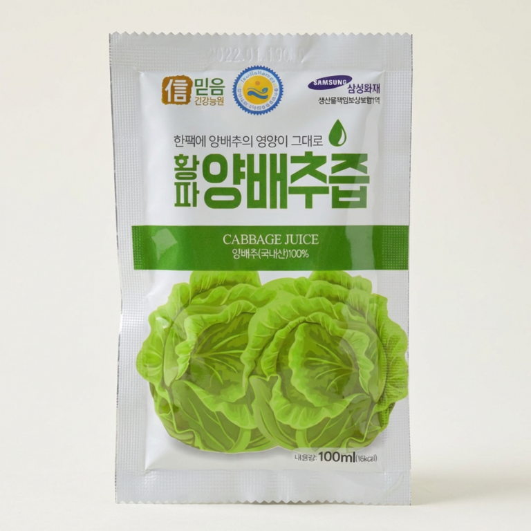 황파 양배추즙, 100ml, 100포
