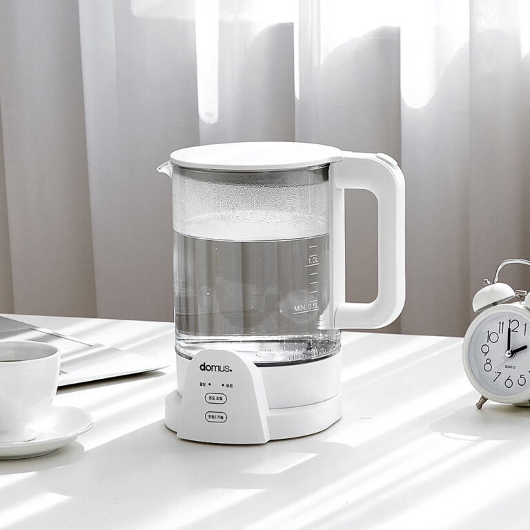 도무스 유리 티포트, DK-HF018, 1.5L, 화이트, 1개