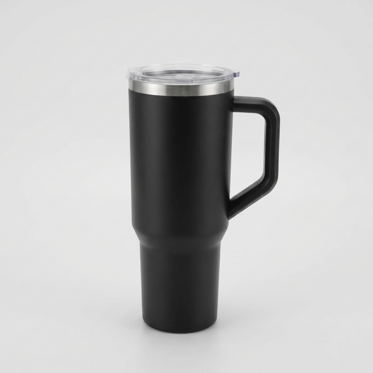 라이프지 대용량 스텐 텀블러, 1.18L, 블랙, 1개