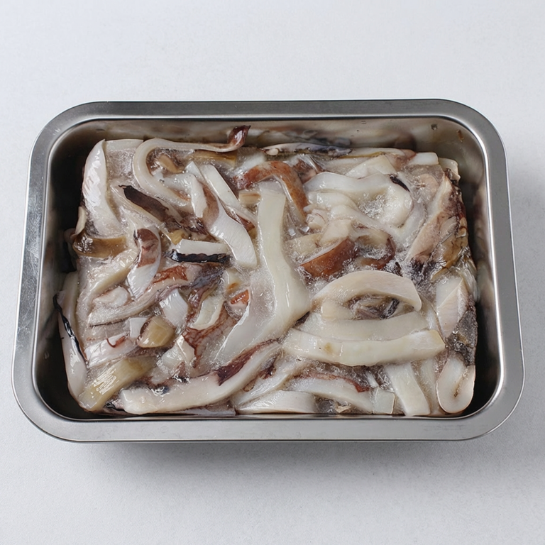 오징어 슬라이스, 냉동, 1kg, 2개