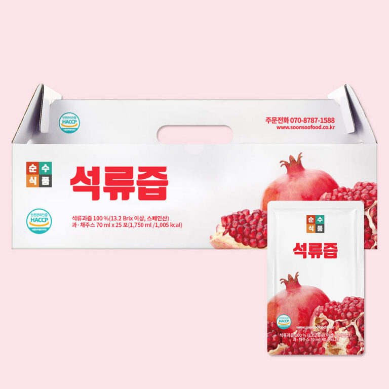 순수식품 석류즙, 70ml, 25포, 1박스
