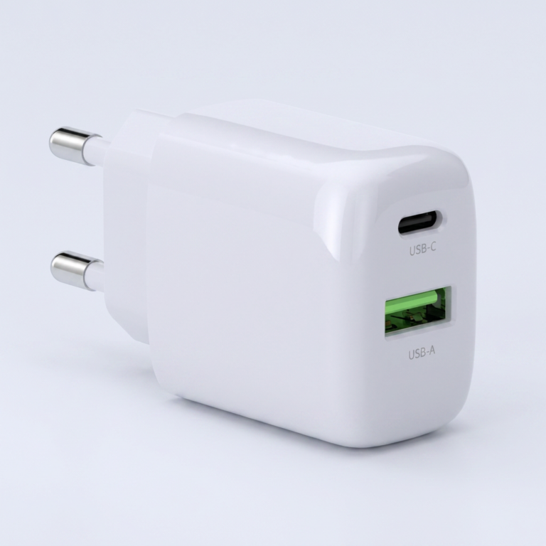 팬톤 25W 듀얼포트 어댑터 RCE-2521ACLKR, 그레이, 1개