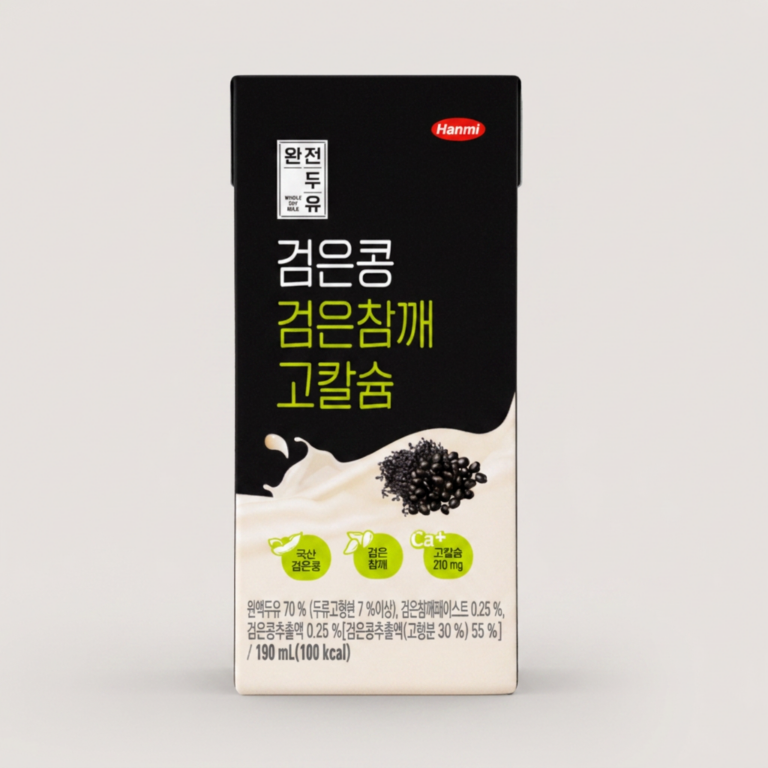 한미 완전두유, 검은콩 검은참깨 고칼슘, 190ml, 48개