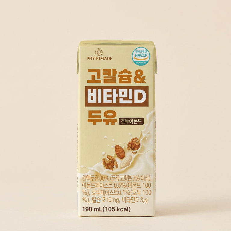 파이토메이드 고칼슘&비타민D 두유 호두아몬드, 190ml, 24개, 1세트
