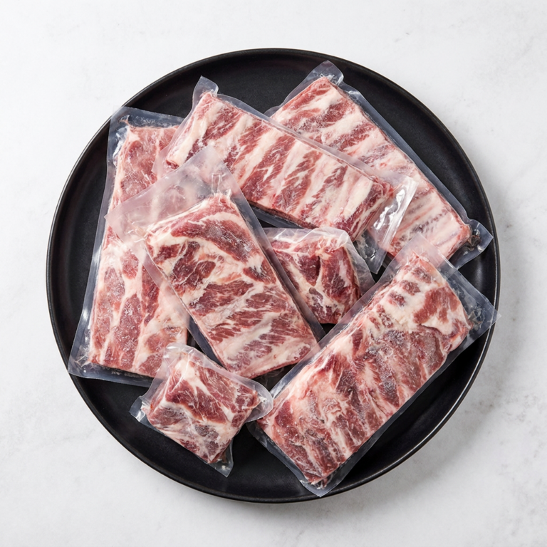 돼지 등갈비, 국내산, 3kg, 1박스