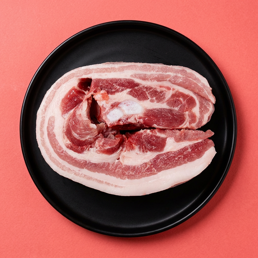 한우라이프 무항생제 한돈 생삼겹살, 400g, 1팩