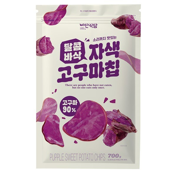 비단식당 달콤바삭 자색고구마칩, 700g, 1개