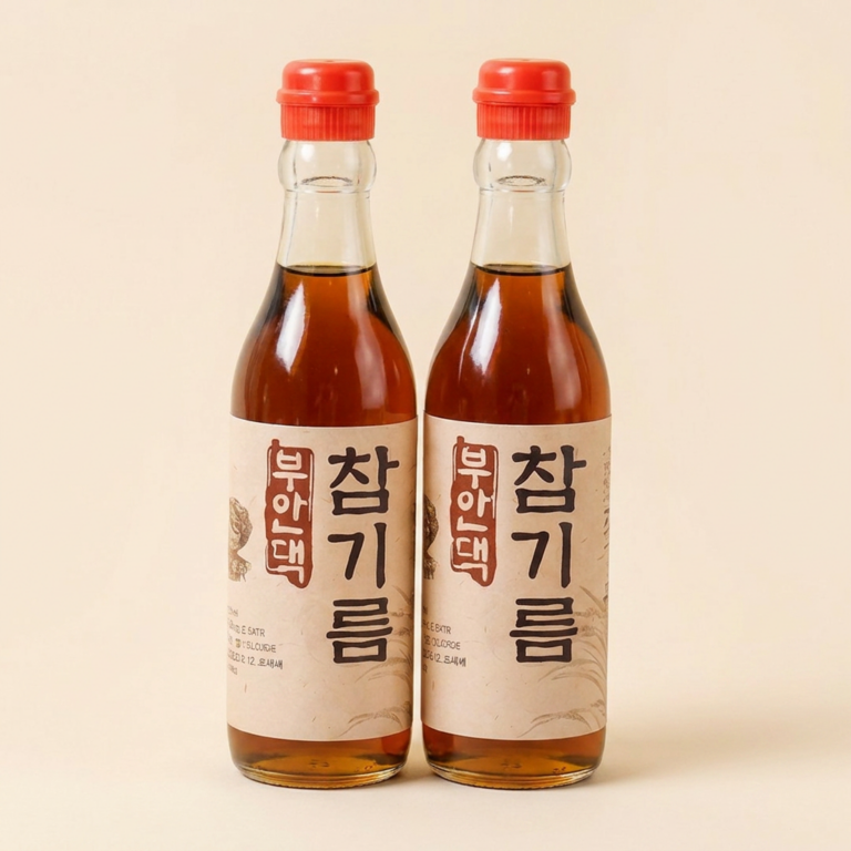 부안댁 진한 참기름, 350ml, 2개