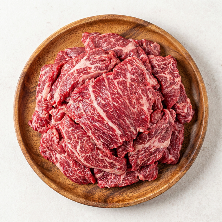 화려한우 1++ 마장동 투뿔한우 생불고기, 300g, 2개