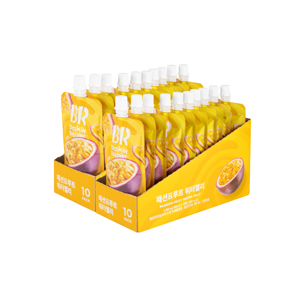 배스킨라빈스 패션푸르트 워터젤리, 100ml, 20개