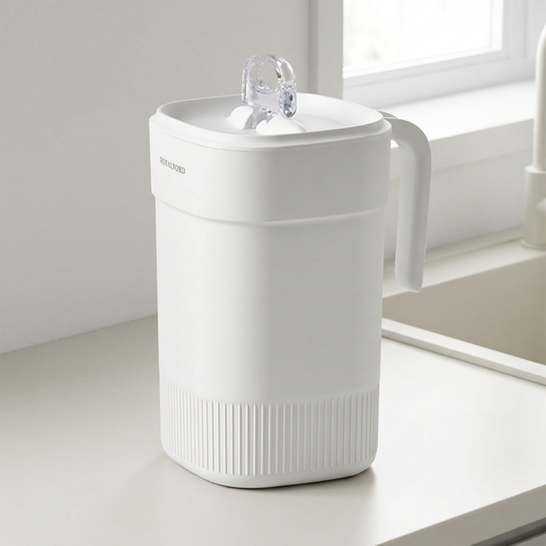 로얄포드 냄새막는 진공 밀폐 음식물 쓰레기통, 화이트, 3L, 1개