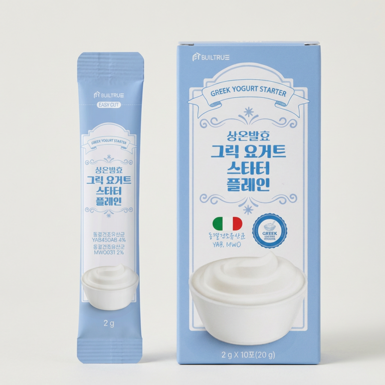 상온발효 그릭 요거트 스타터 플레인, 2g, 10포, 4박스