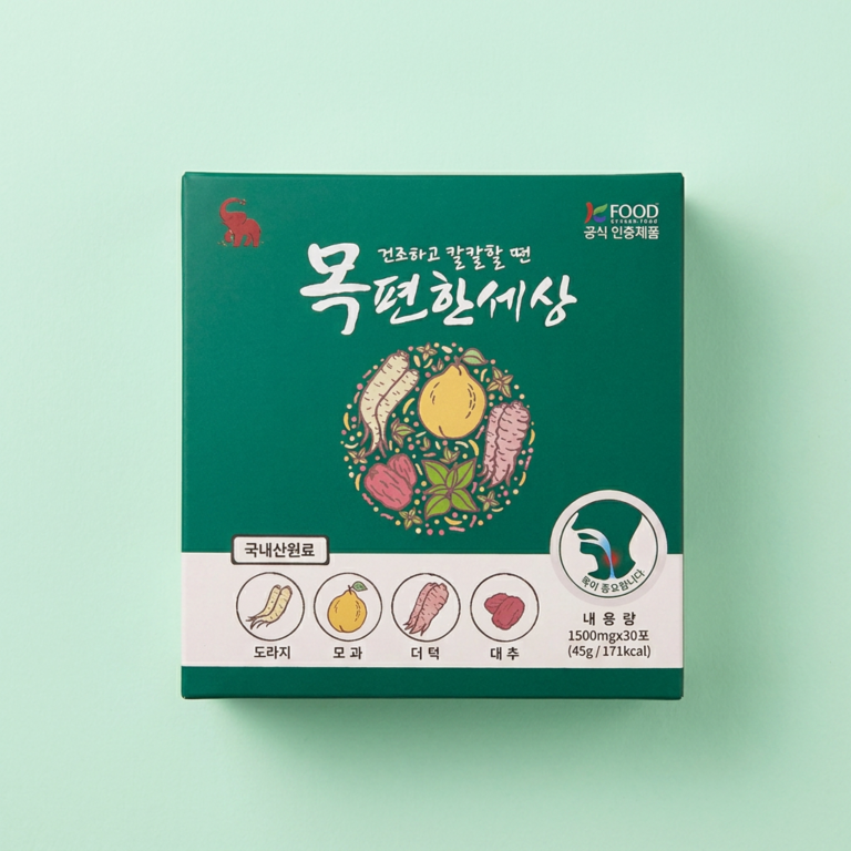 엘리펀 목편한세상, 1500mg, 30포