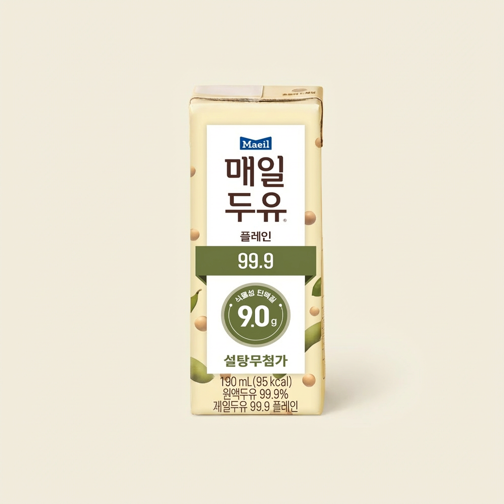 매일유업 매일두유 99.9 플레인, 190ml, 24개