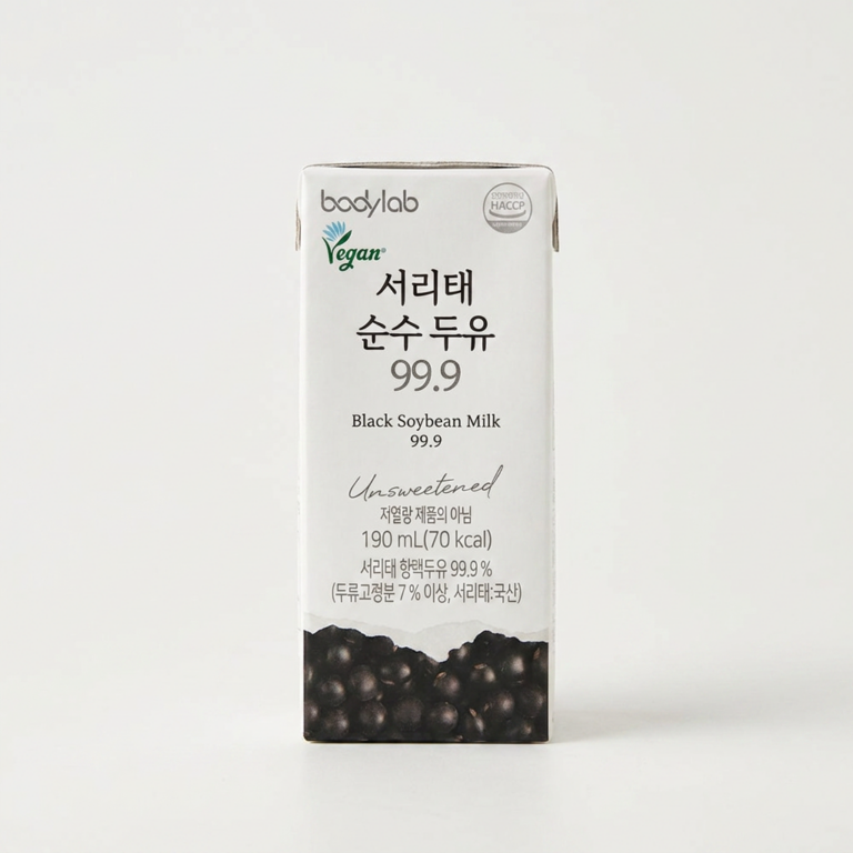 바디랩 서리태 순수두유 99.9, 190ml, 48개