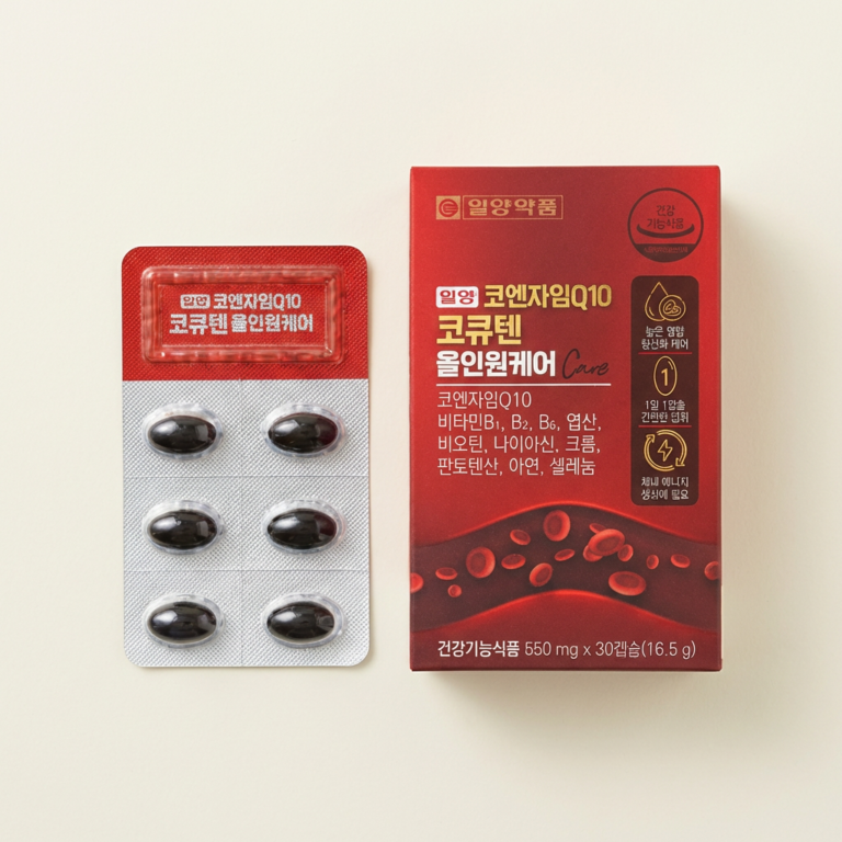 일양 코엔자임Q10 코큐텐 올인원케어, 550mg, 30캡슐, 2박스