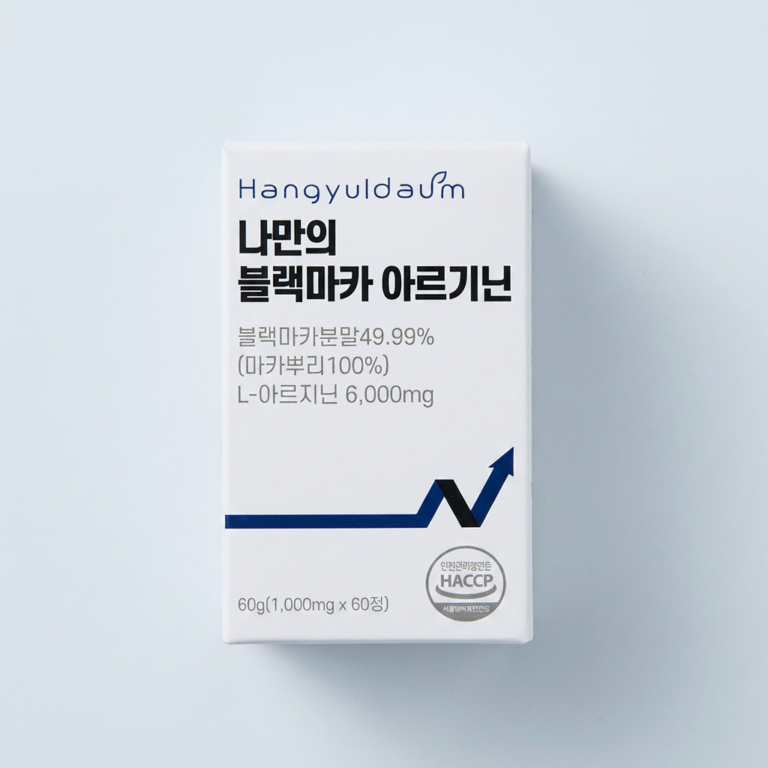 나만의 블랙마카 아르기닌 1000mg, 60정, 1개