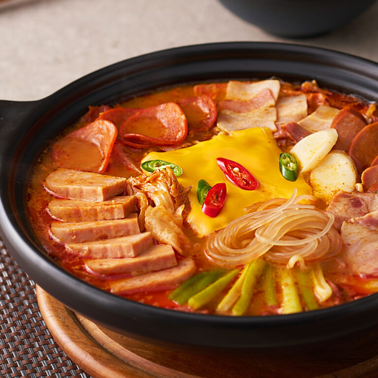 외갓집 송탄 서정리 부대찌개 550, 550g, 3개 + 오뚜기 라면사리, 110g, 1개, 1세트