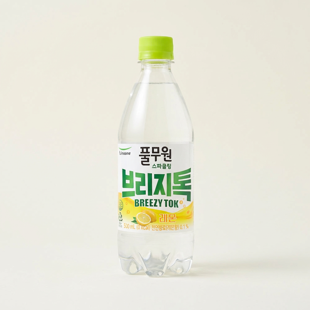풀무원 스파클링 브리지톡 레몬, 500ml, 20개