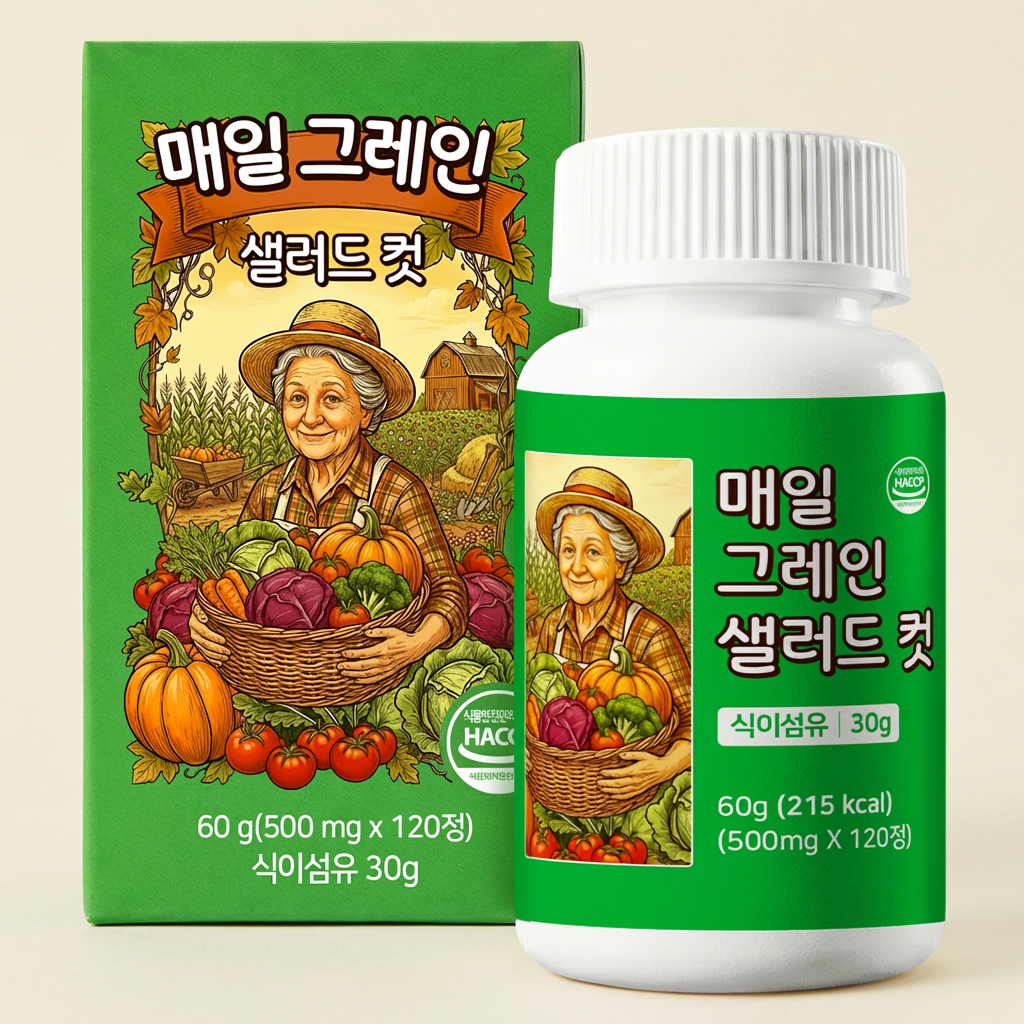 매일 그레인 샐러드컷, 120정, 1개