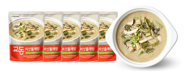 교동 버섯 들깨탕, 500g, 5개