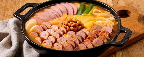 쟌슨빌 더진한 부대찌개, 500g, 3개