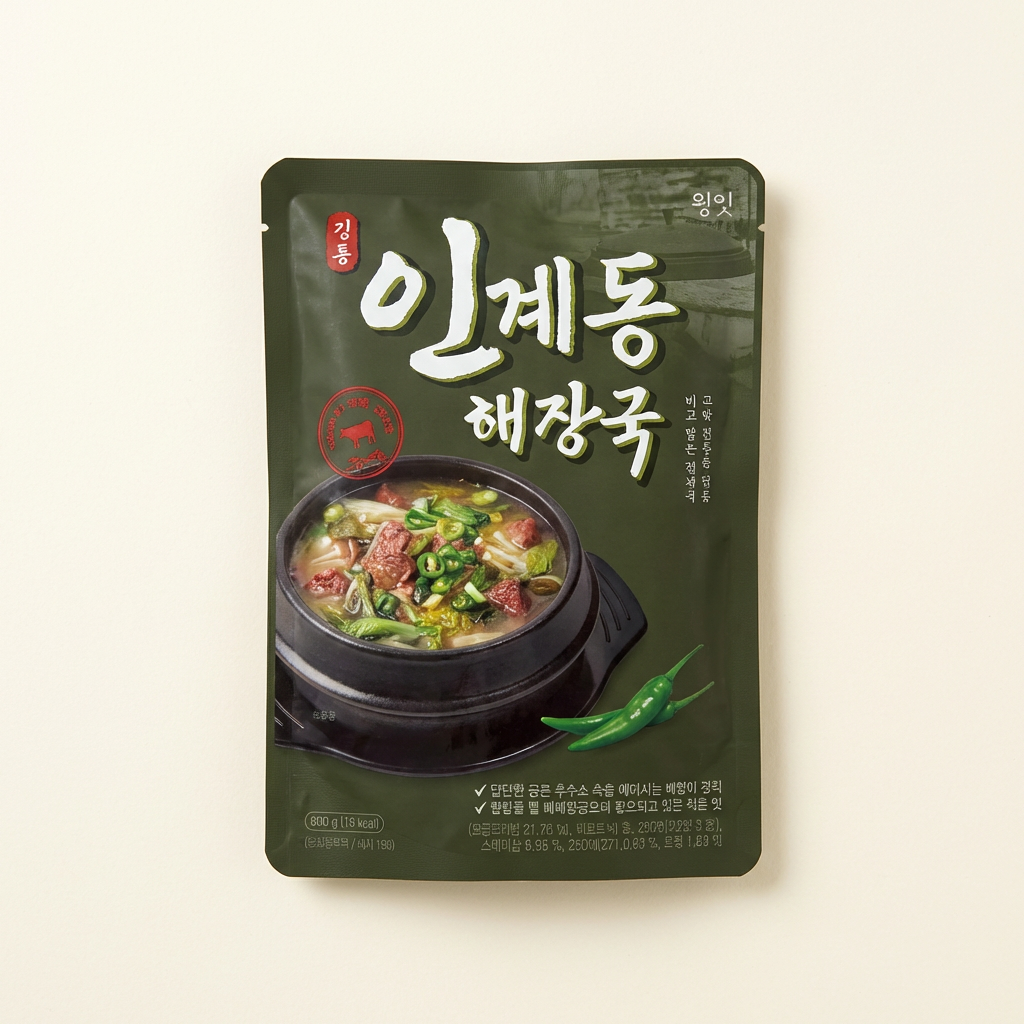윙잇 정통 인계동 해장국, 600g, 3개
