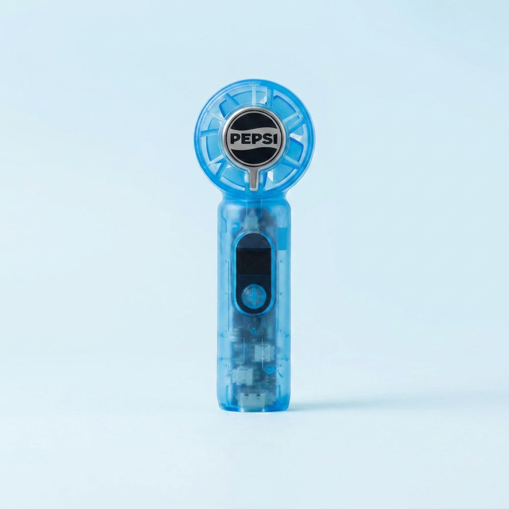 펩시 휴대용 선풍기, PEP-HFCP200, 블루, 1개