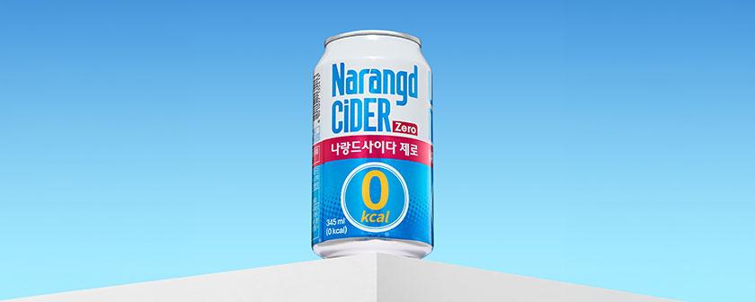 동아오츠카 나랑드사이다 제로, 오리지널, 345ml, 24개