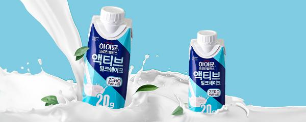 하이뮨 프로틴 밸런스 액티브 제로, 밀크쉐이크, 250ml, 18개