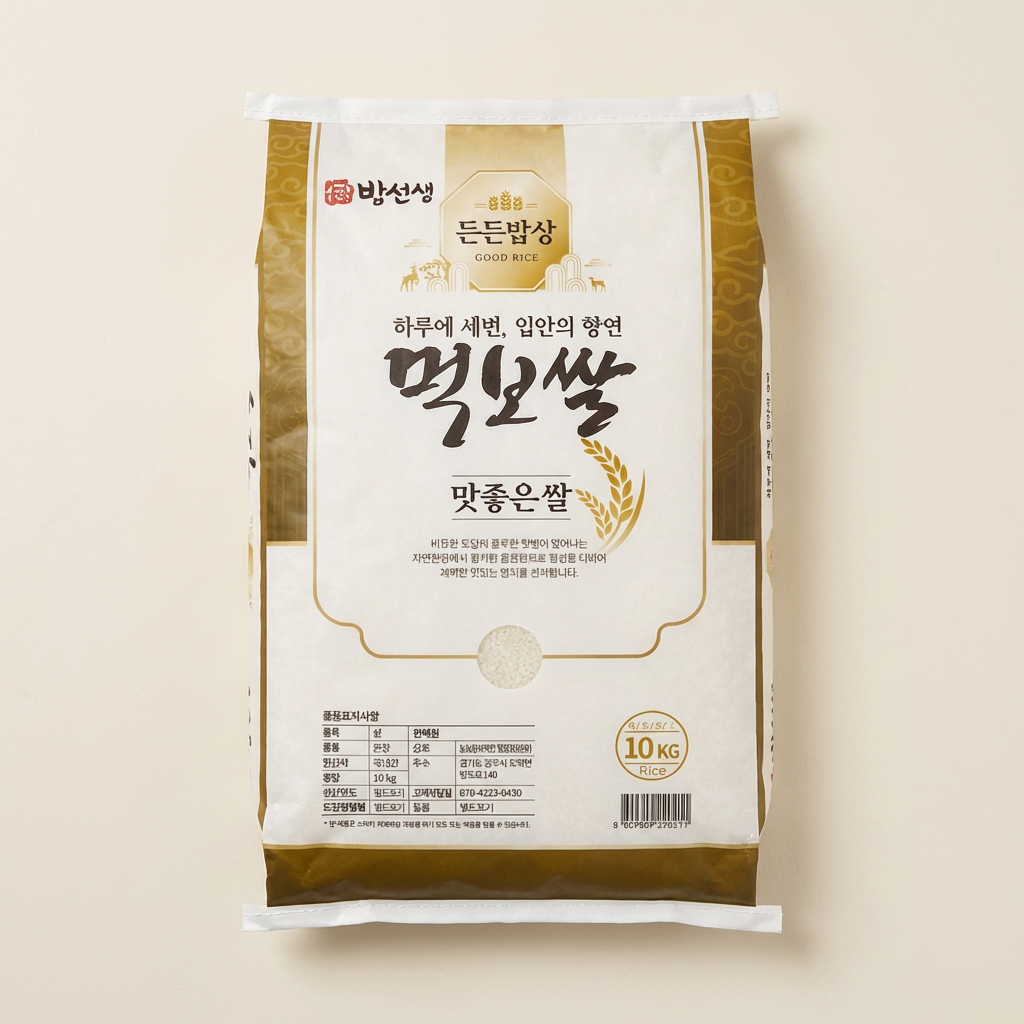 밥선생 먹보쌀, 상등급, 10kg, 1개