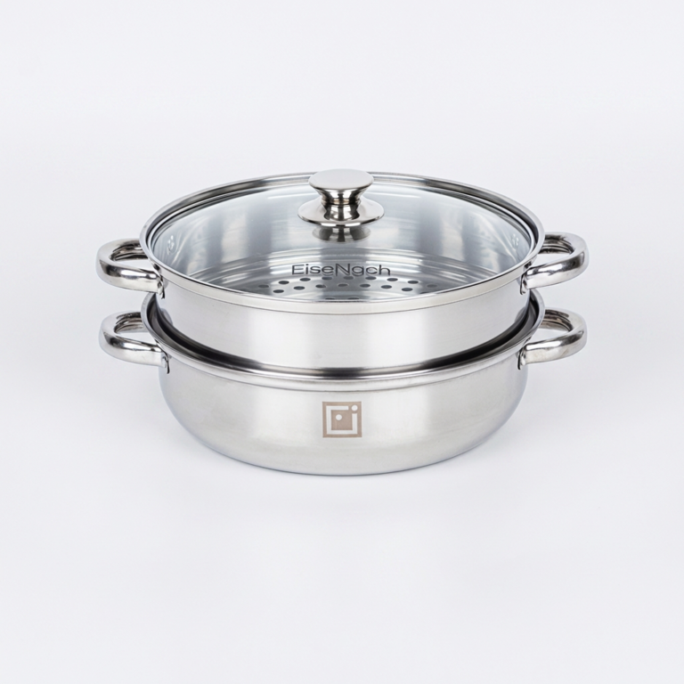 아이제나흐 에센 스테인레스 2단 찜솥, 28cm, 1세트