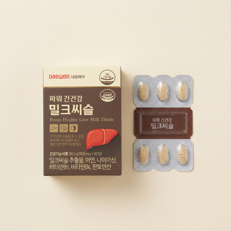 대원제약 파워 간건강 밀크씨슬, 30정, 3박스