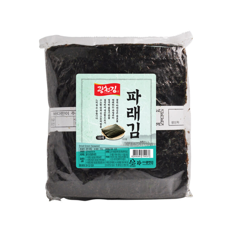 광천김 파래생김, 160g 이상, 100매, 1봉