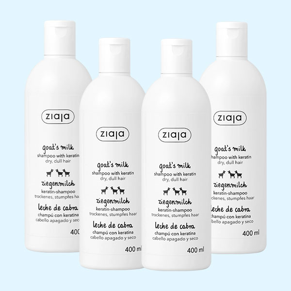 지아자 산양유 헤어샴푸, 400ml, 4개