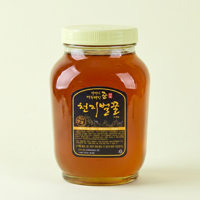 천지벌꿀, 경북 영주, 2.4kg, 2개
