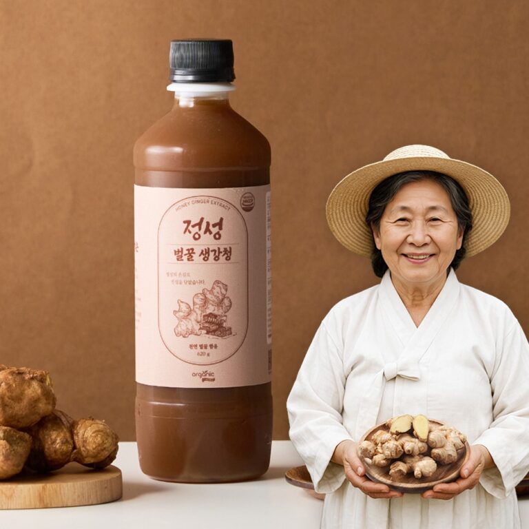 오가닉프렌즈 정성 벌꿀 생강청, 620g, 1개