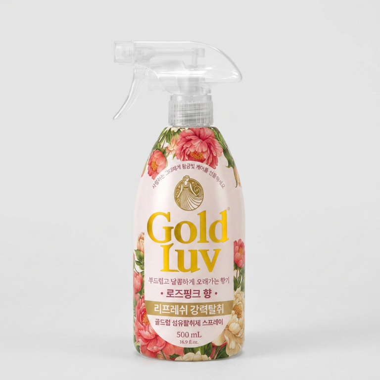 골드럽 리프레쉬 섬유탈취제 로즈핑크, 500ml, 3개