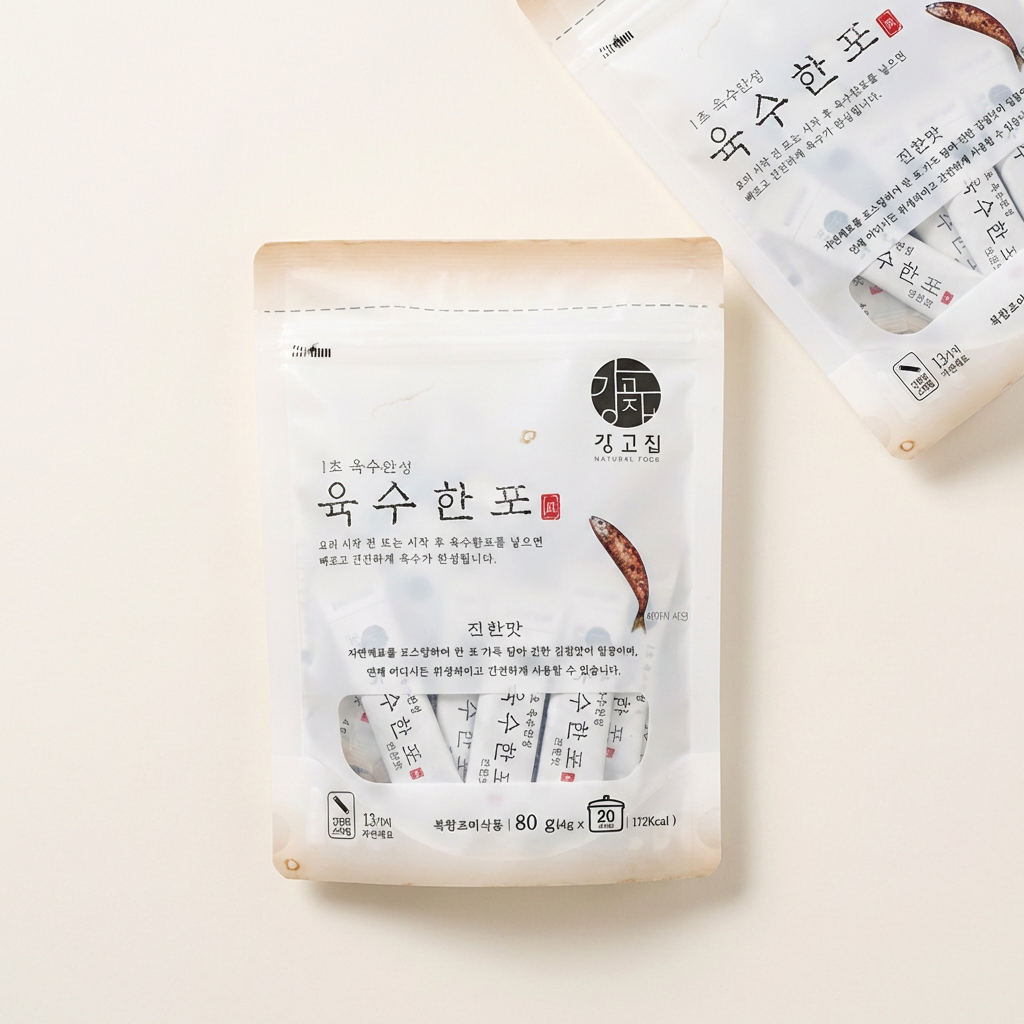 강고집 육수한포 진한맛, 4g, 20포, 2봉