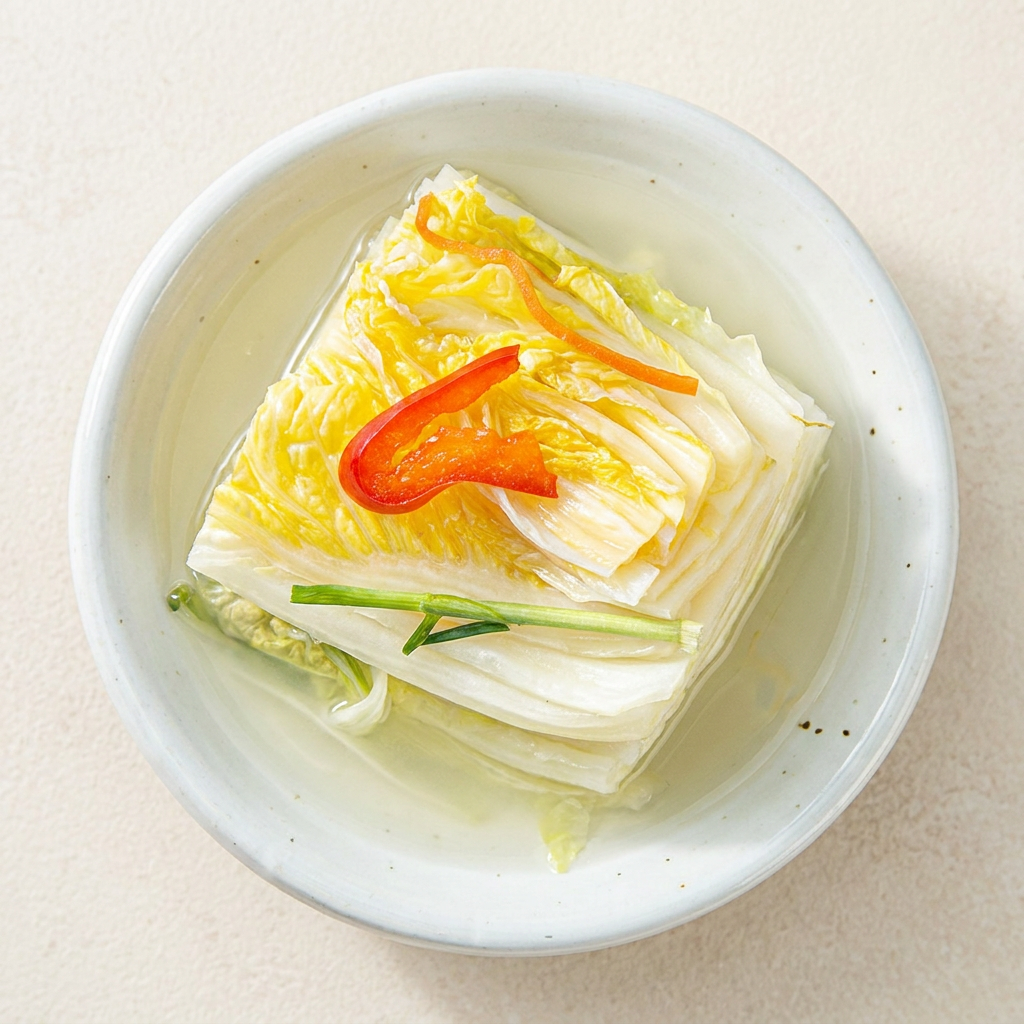 전라도식 오리지널 백김치, 국내산, 1kg, 1박스