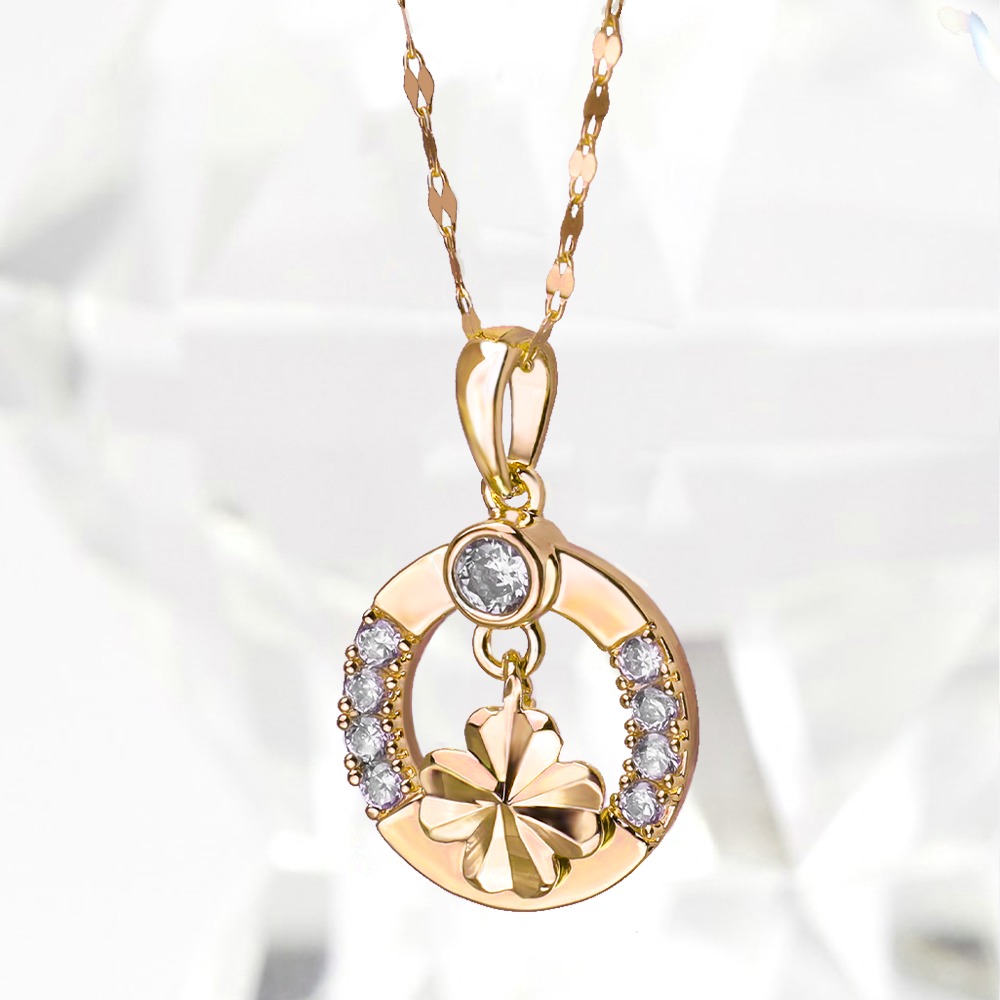 주리에떼 14K 18K 엘리아나 목걸이, 옐로우골드, 14k, 1개
