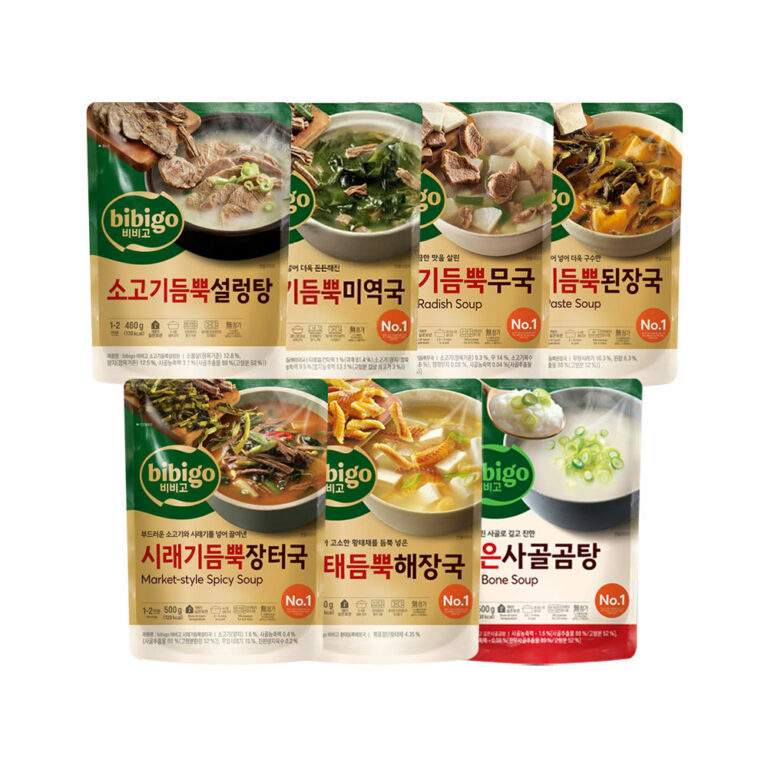 비비고 간편국탕 7종 맛보기 세트, 3.34kg, 1세트
