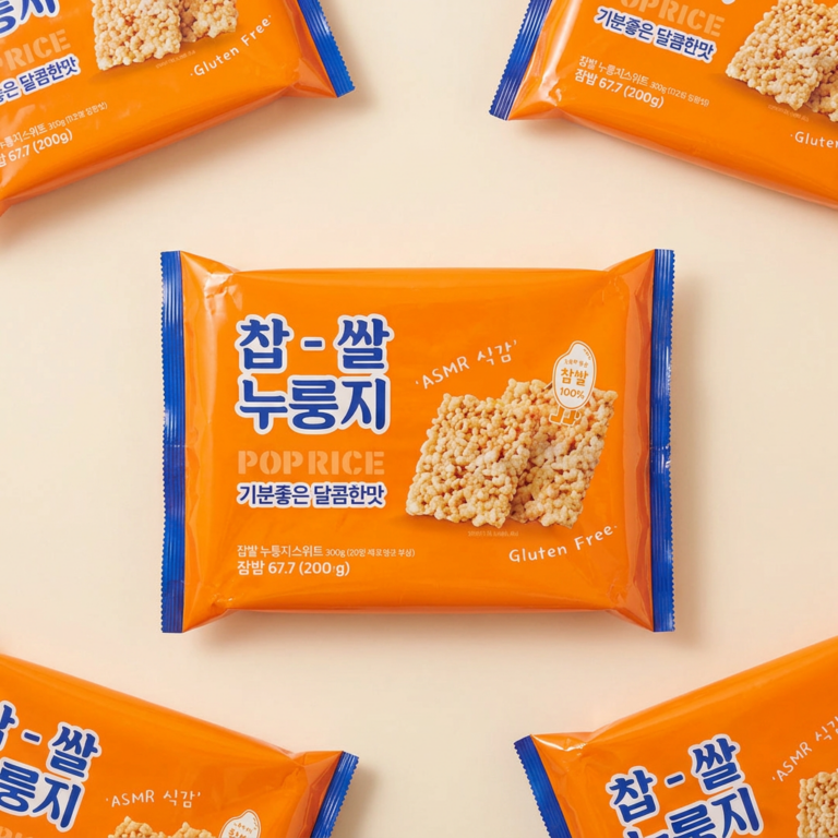 찹쌀누룽지 과자 스위트, 300g, 2개